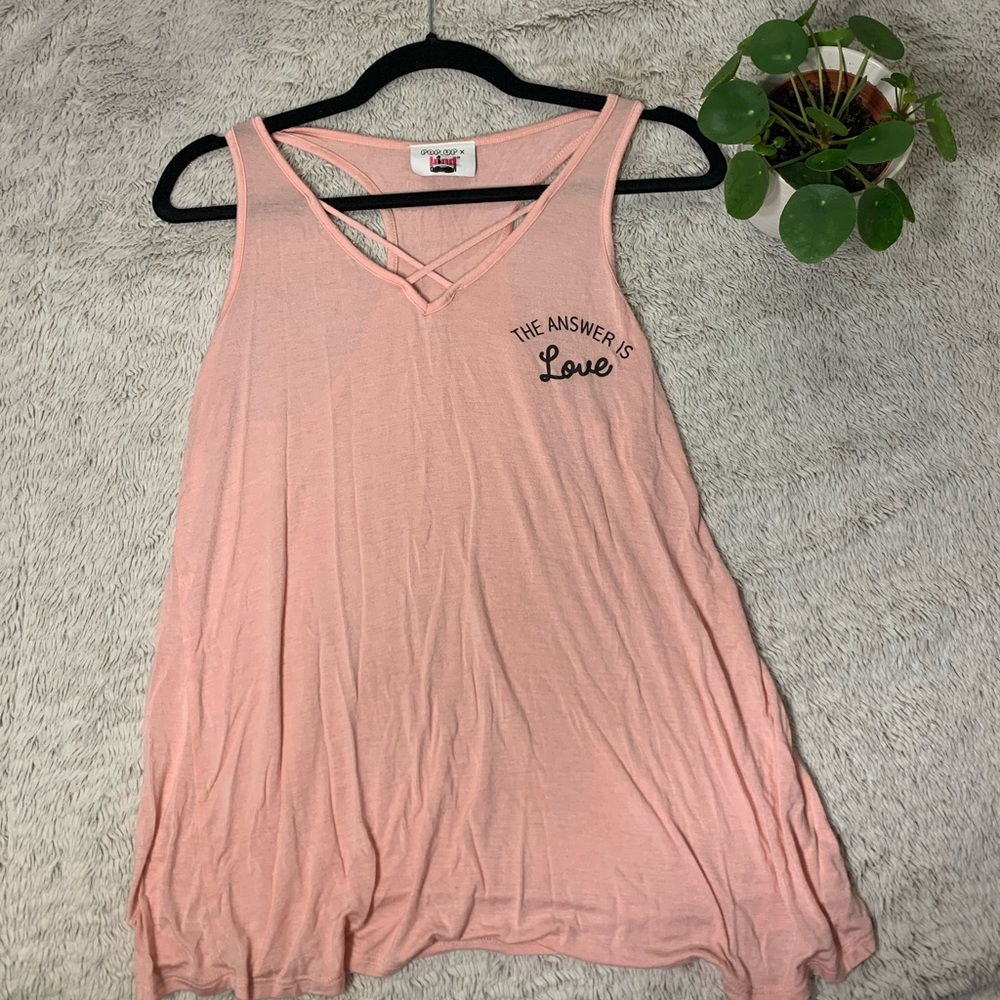 Light Pink Strappy Tank